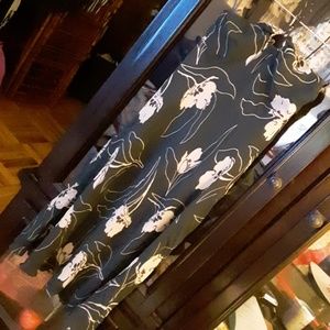 J Crew Hawaiian style sleeveless silk dress